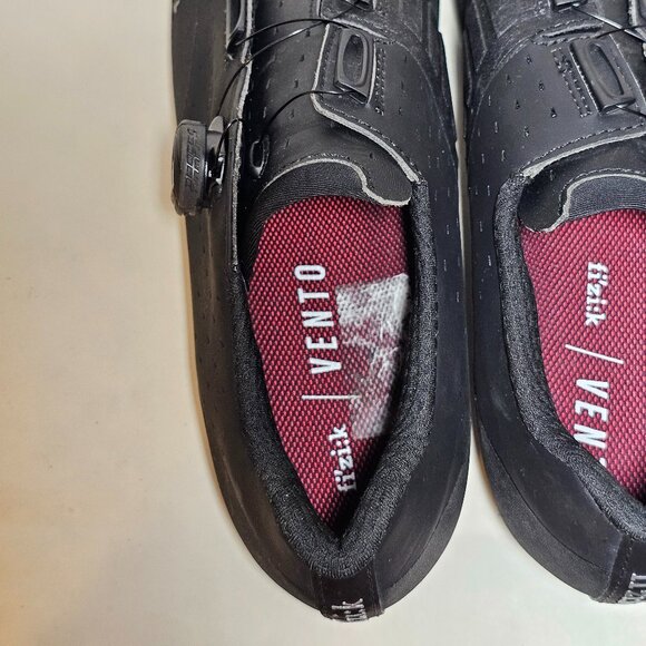 Fizik X3 Vento Overcurve Cycling Shoes Black Monochrome Mens EUR 44.5 - Picture 10 of 12